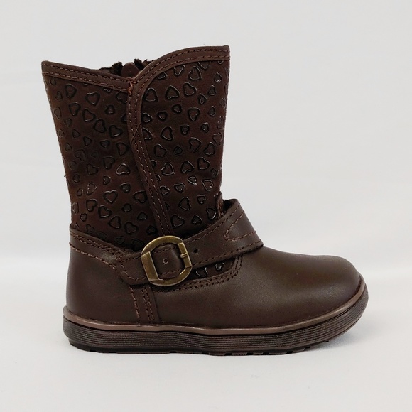 Andrea Toddler Brown Boot - Picture 3 of 7